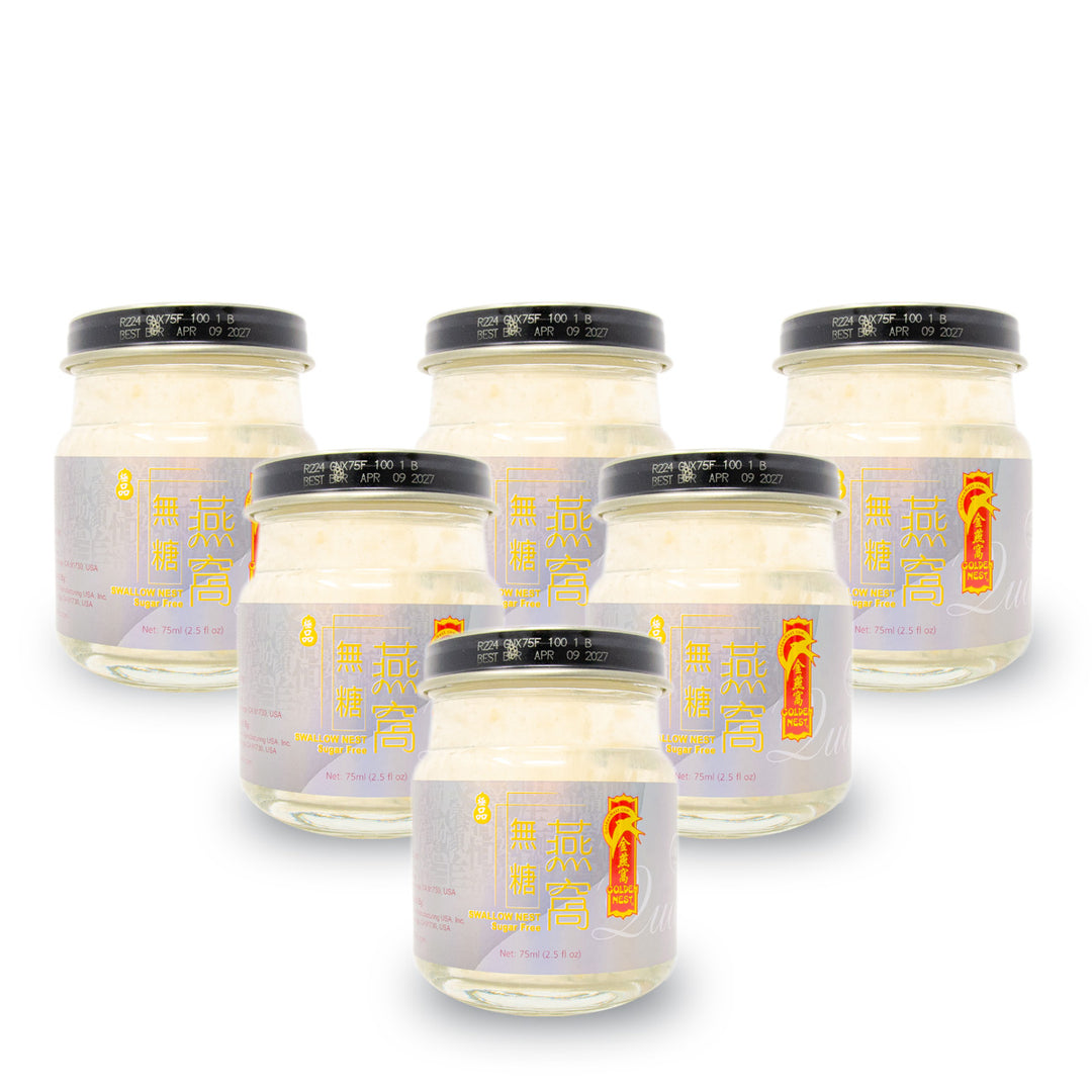 Gift Pack Premium Bird’s Nest Soup - Sugar Free - 6 bottles x 75ml (2.5 oz.) + Chrysanthemum - 1 bottle x 75ml (2.5 oz.)